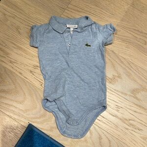 Lacoste blue onesie  12month